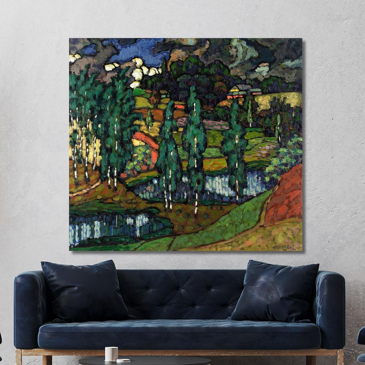 Landscape From Võru County Konrad Mägi kmg11 canvas print 