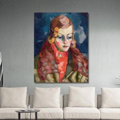 Portrait Of A Woman 2 Konrad Mägi kmg17 canvas print 