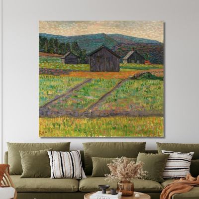Norwegian Landscape 2 Konrad Mägi kmg19 canvas print 