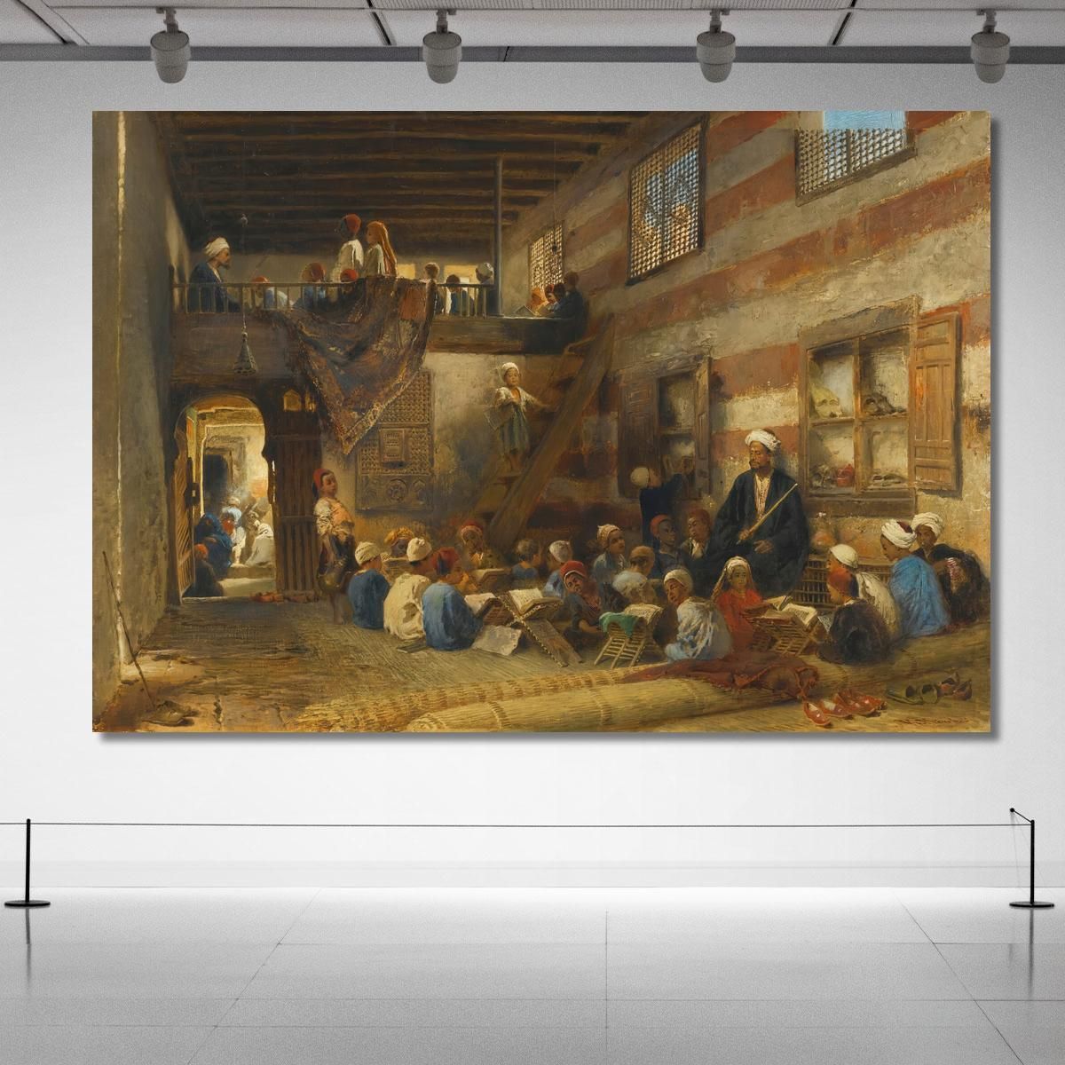 In The Classroom Konstantin Egorovich Makovsky kem4 canvas print 