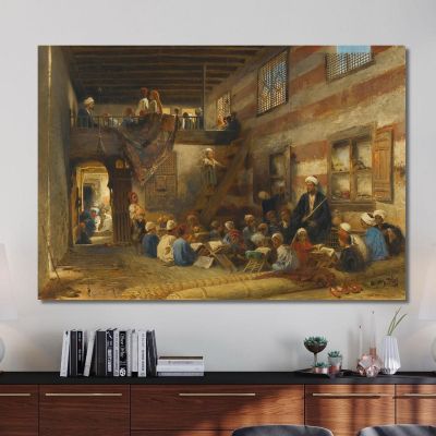 In The Classroom Konstantin Egorovich Makovsky kem4 canvas print 