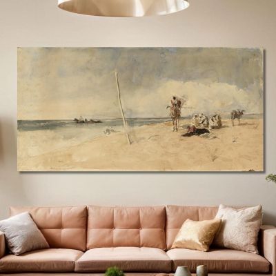 African Beach Mariano Fortuny Marsal mfm3 canvas print 