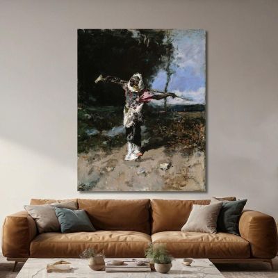 African Chief Mariano Fortuny Marsal mfm4 canvas print 