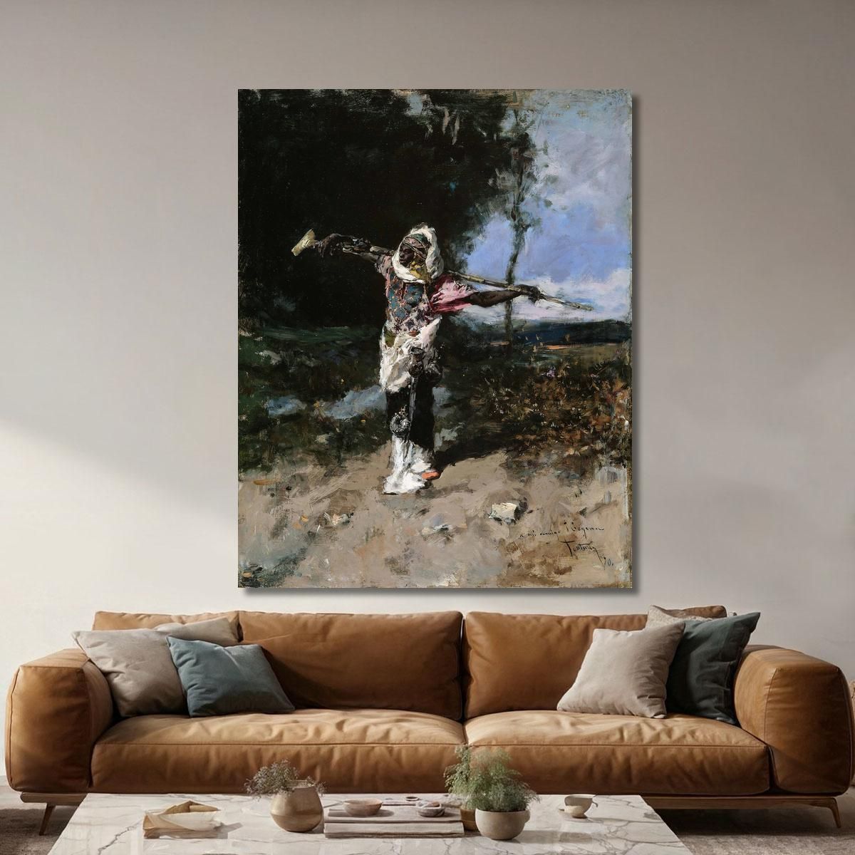 African Chief Mariano Fortuny Marsal mfm4 canvas print 