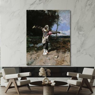 African Chief Mariano Fortuny Marsal mfm4 canvas print 