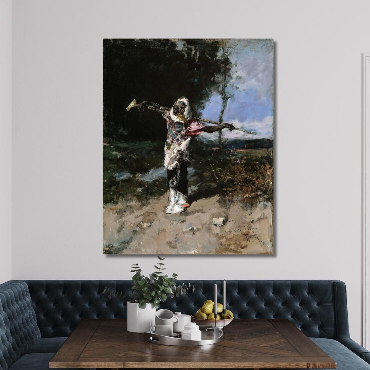 African Chief Mariano Fortuny Marsal mfm4 canvas print 