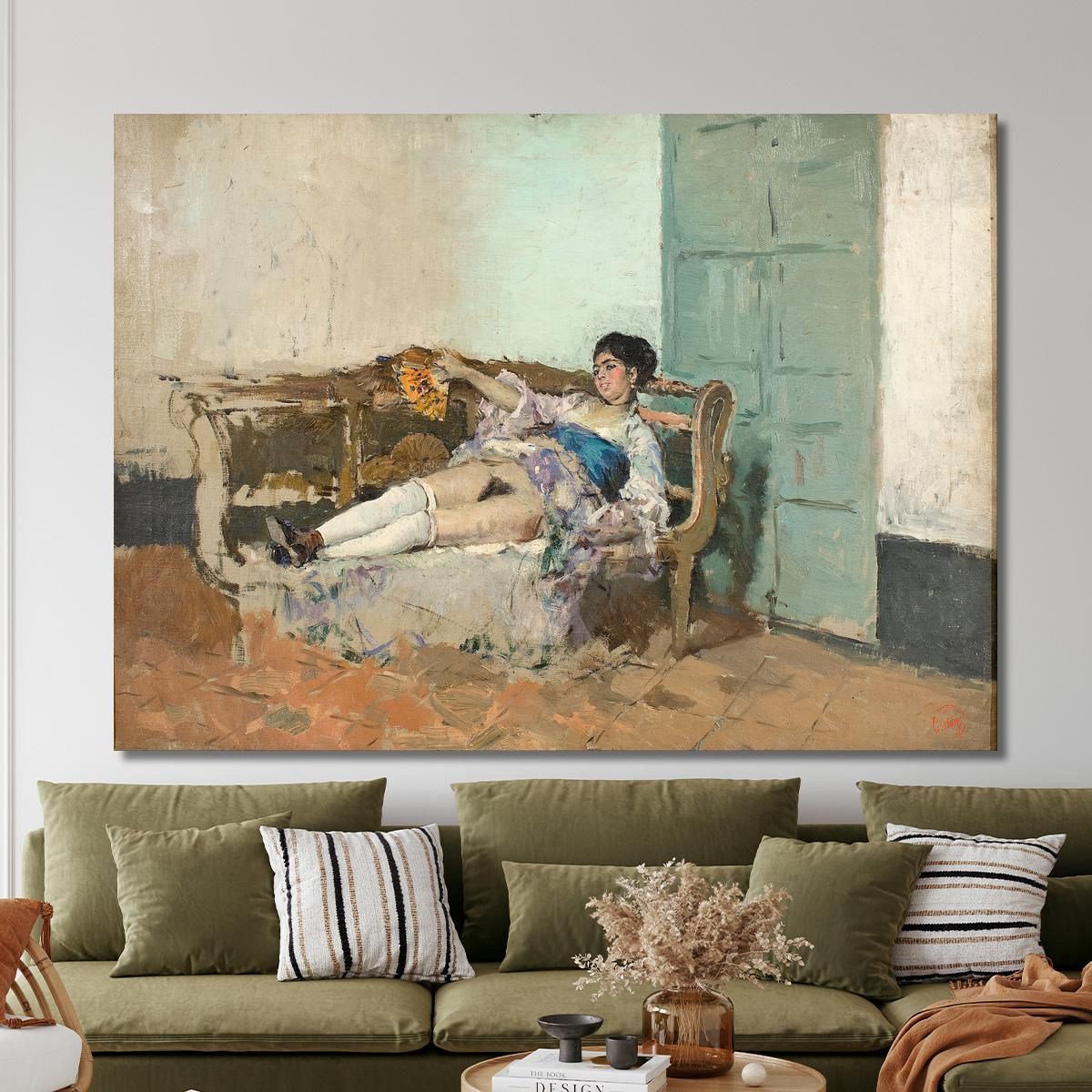 Carmen Bastián Mariano Fortuny Marsal mfm16 canvas print 