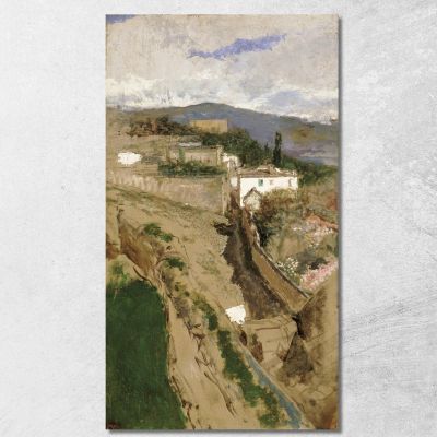 Granada Landscape Mariano Fortuny Marsal mfm21 canvas print 