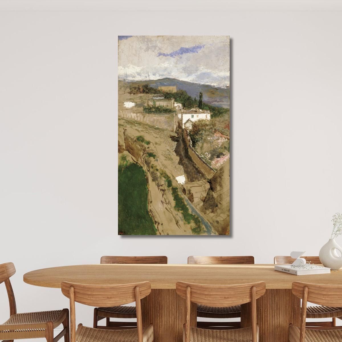 Granada Landscape Mariano Fortuny Marsal mfm21 canvas print 