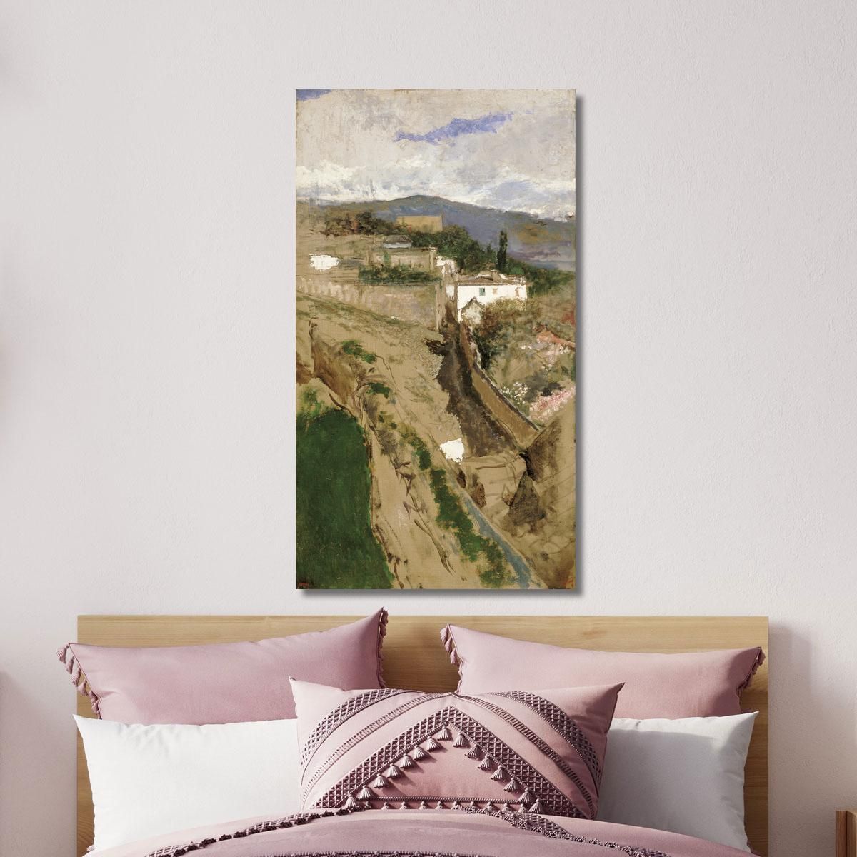 Granada Landscape Mariano Fortuny Marsal mfm21 canvas print 