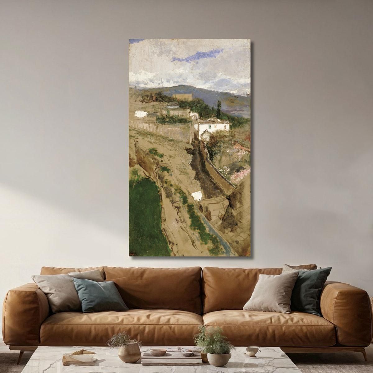 Granada Landscape Mariano Fortuny Marsal mfm21 canvas print 