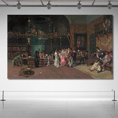 The Spanish Wedding Mariano Fortuny Marsal mfm42 canvas print 