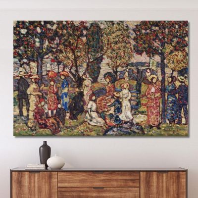 Autumn Maurice Prendergast mpr3 canvas print 