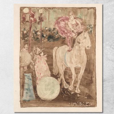 Bareback Rider Maurice Prendergast mpr4 canvas print 