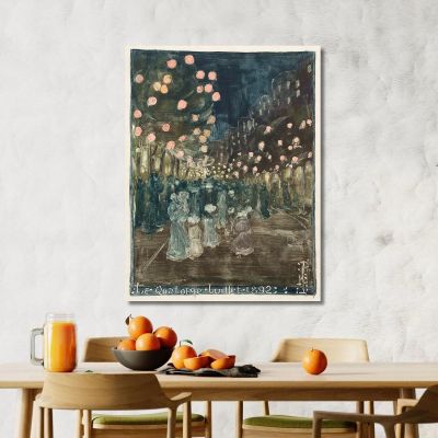 Bastille Day Maurice Prendergast mpr5 canvas print 