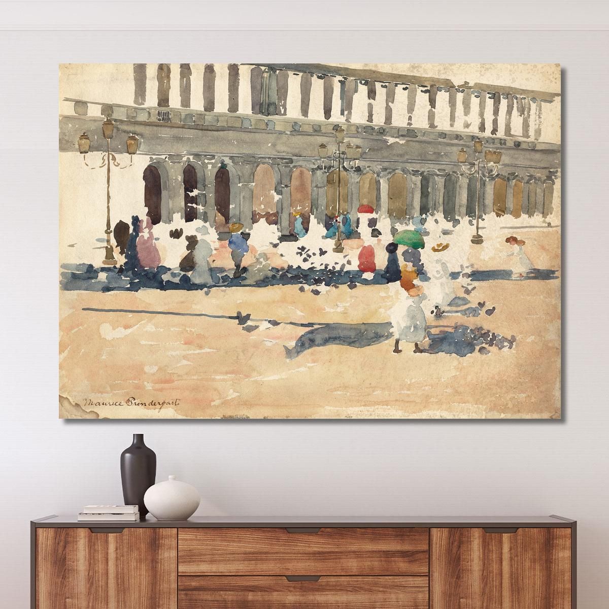 Caffè Florian In Venice Maurice Prendergast mpr8 canvas print 