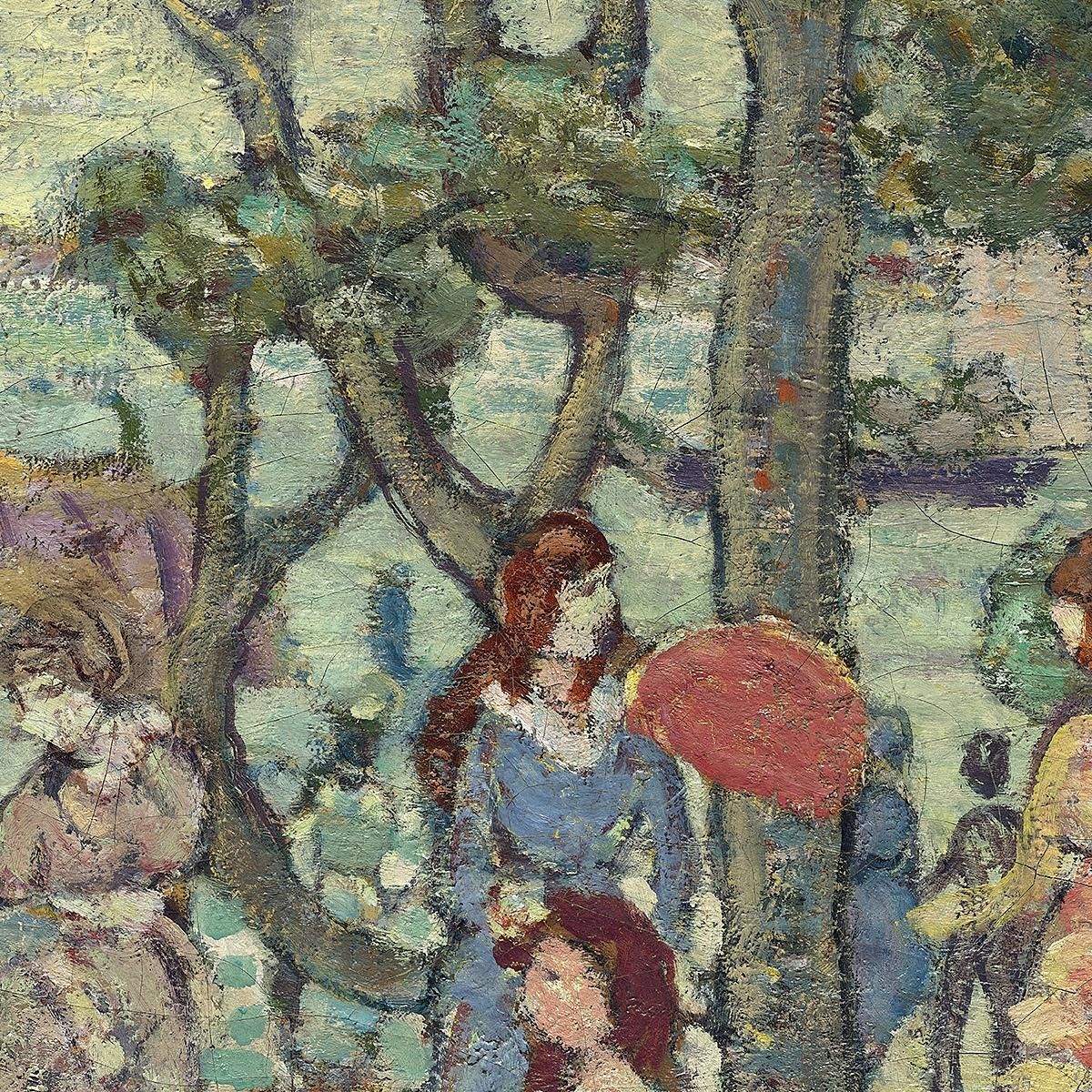 Landscape With Figures 2 Maurice Prendergast mpr27 canvas print