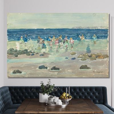 Low Tide Maurice Prendergast mpr30 canvas print 