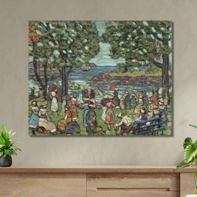 Salem Cove Maurice Prendergast mpr49 canvas print 