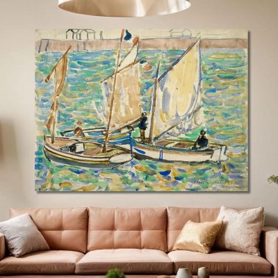 St. Malo 2 Maurice Prendergast mpr55 canvas print 
