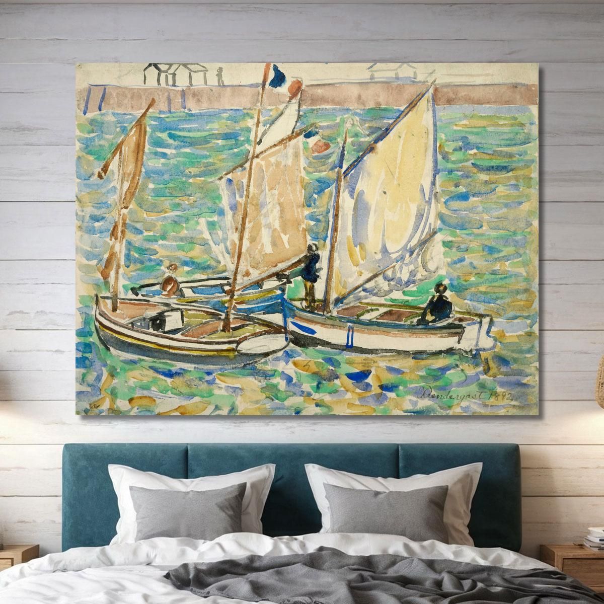 St. Malo 2 Maurice Prendergast mpr55 canvas print 