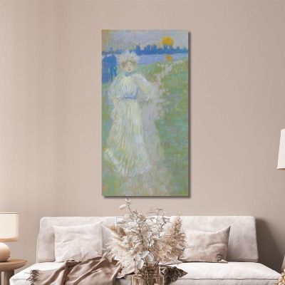 Sunset Boston Maurice Prendergast mpr61 canvas print 