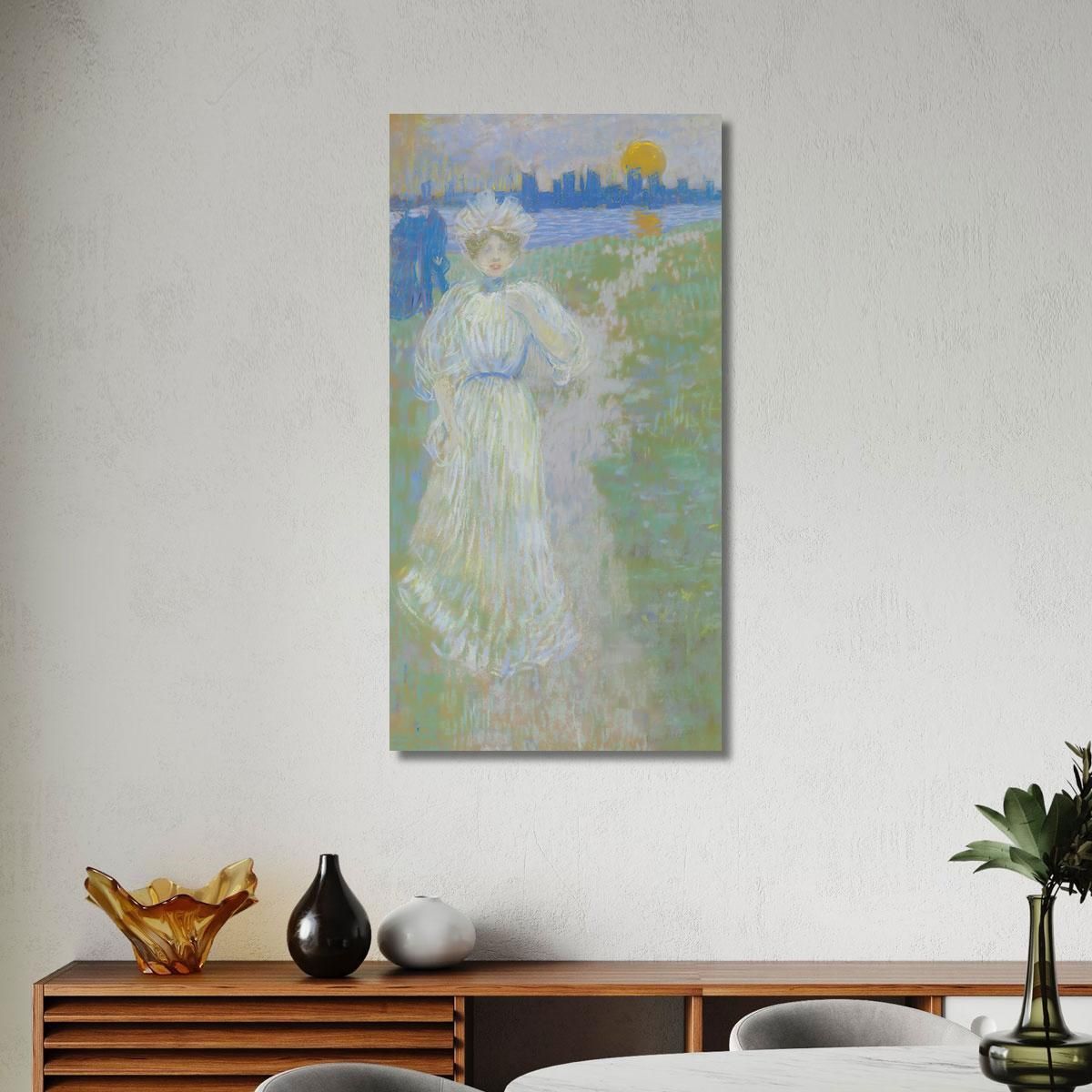 Sunset Boston Maurice Prendergast mpr61 canvas print 