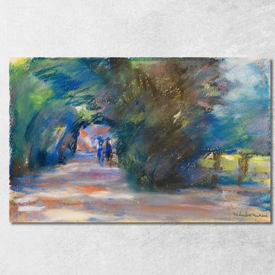 Avenue With Two Riders Max Liebermann mlb2 canvas print 