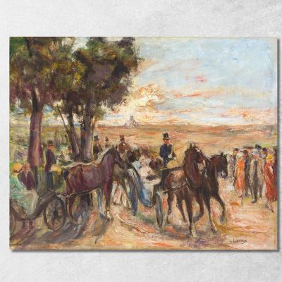 Promenade On Monte Pincio In Rome Max Liebermann mlb17 canvas print 