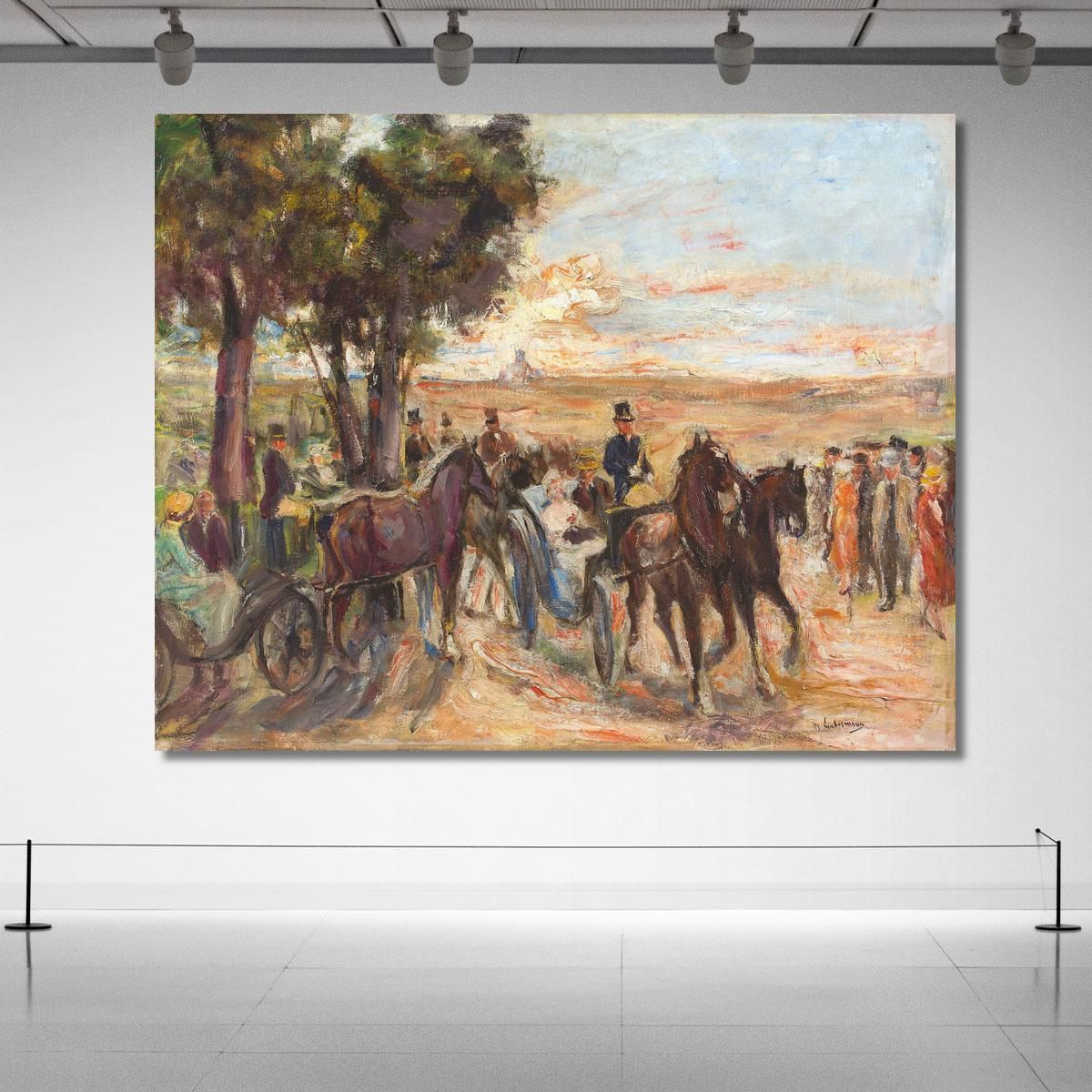 Promenade On Monte Pincio In Rome Max Liebermann mlb17 canvas print 