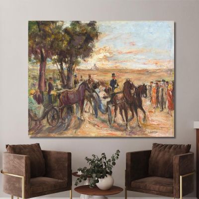 Promenade On Monte Pincio In Rome Max Liebermann mlb17 canvas print 