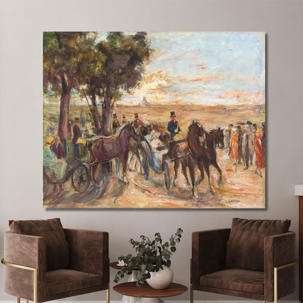 Promenade On Monte Pincio In Rome Max Liebermann mlb17 canvas print 
