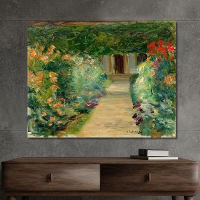 The Kitchen Garden In Wannsee Facing East Max Liebermann mlb19 canvas print 
