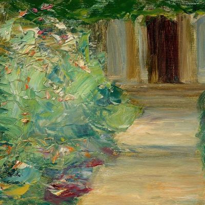The Kitchen Garden In Wannsee Facing East Max Liebermann mlb19 canvas print