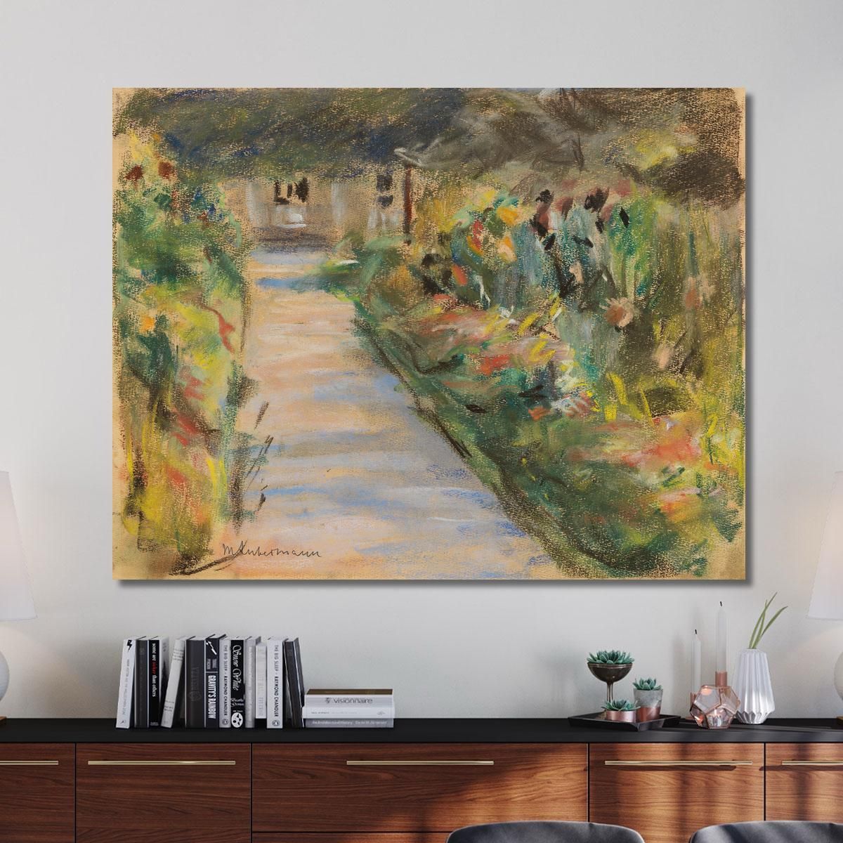 The Kitchen Garden In Wannsee Facing Southeast Max Liebermann mlb20 canvas print 