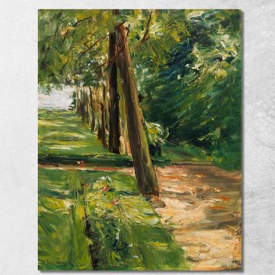 The Birch Avenue In Wannsee Garden Facing East Max Liebermann mlb23 canvas print 