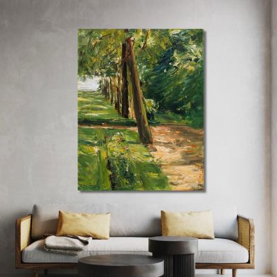 The Birch Avenue In Wannsee Garden Facing East Max Liebermann mlb23 canvas print 