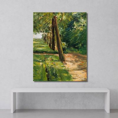 The Birch Avenue In Wannsee Garden Facing East Max Liebermann mlb23 canvas print 