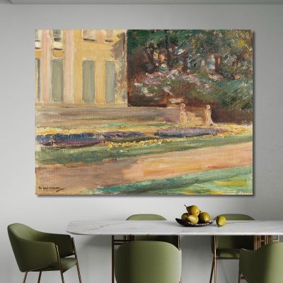 The Flower Terrace In Wannsee Garden Facing Northwest Max Liebermann mlb26 canvas print 