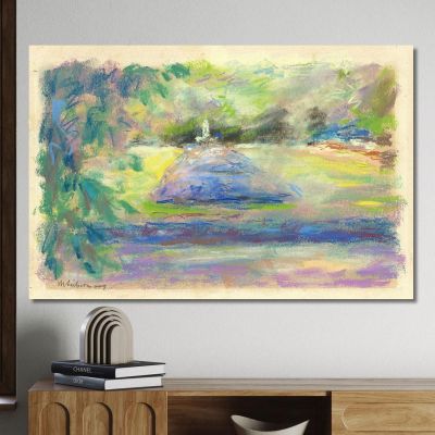 The Flower Terrace In Wannsee With View Of The Otter Fountain Max Liebermann mlb27 canvas print 