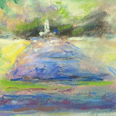 The Flower Terrace In Wannsee With View Of The Otter Fountain Max Liebermann mlb27 canvas print