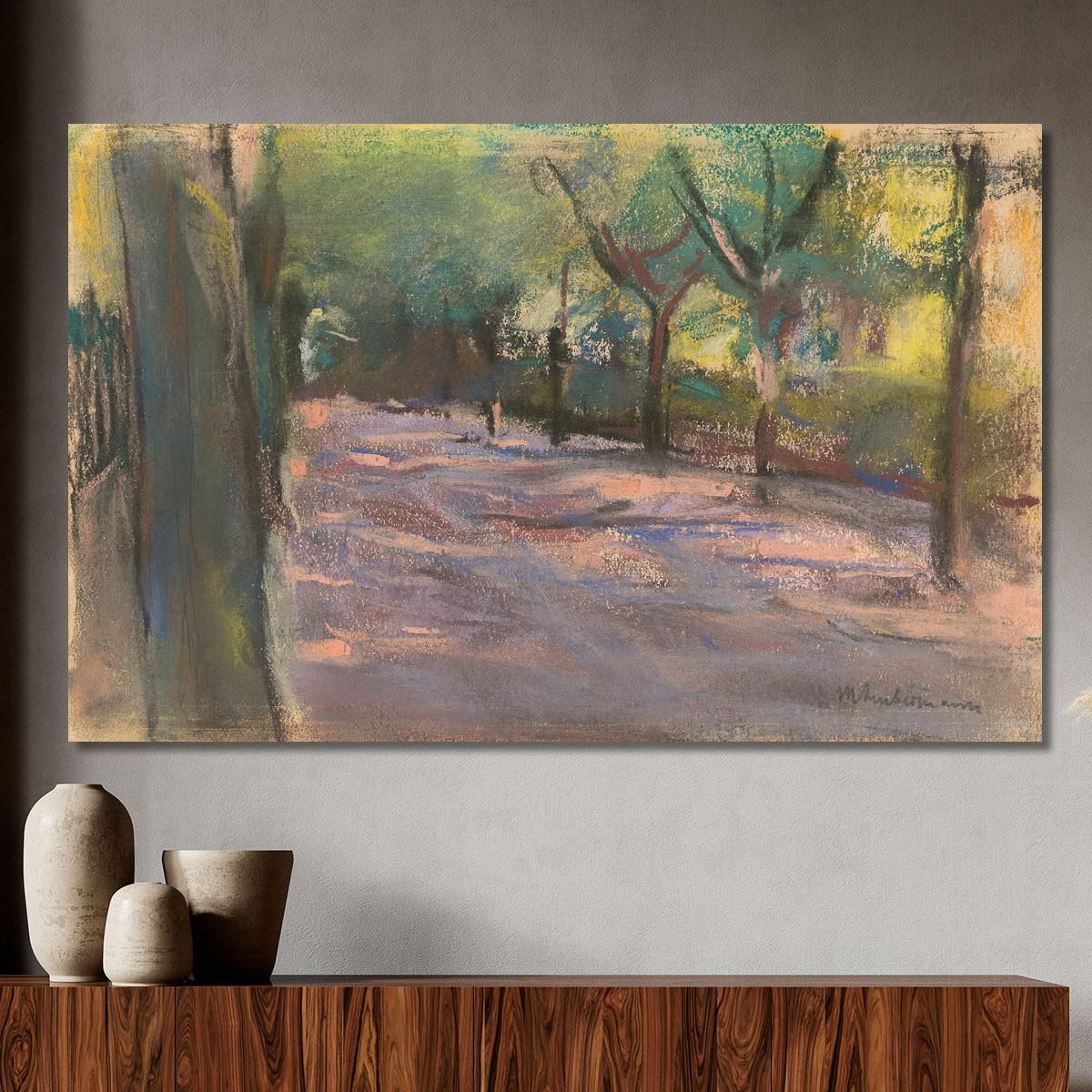 Colomier Street In Wannsee Max Liebermann mlb28 canvas print 