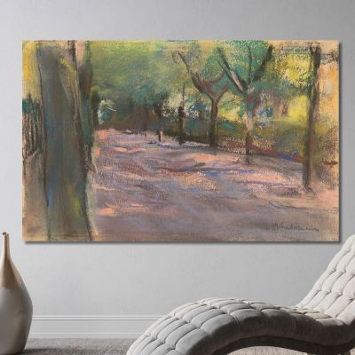 Colomier Street In Wannsee Max Liebermann mlb28 canvas print 
