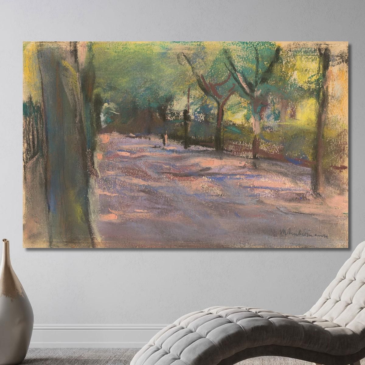 Colomier Street In Wannsee Max Liebermann mlb28 canvas print 