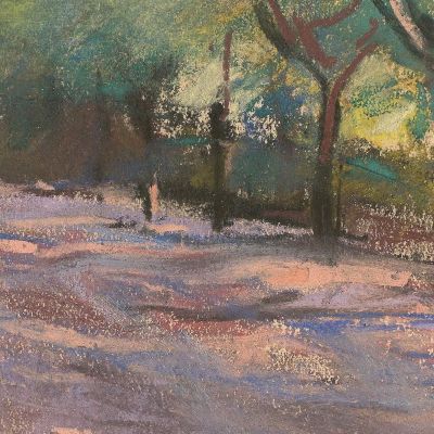 Colomier Street In Wannsee Max Liebermann mlb28 canvas print