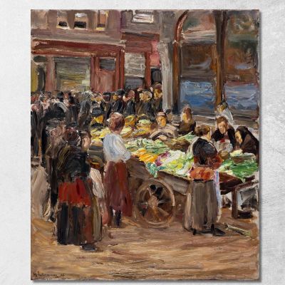 Jewish Street In Amsterdam Max Liebermann mlb43 canvas print 