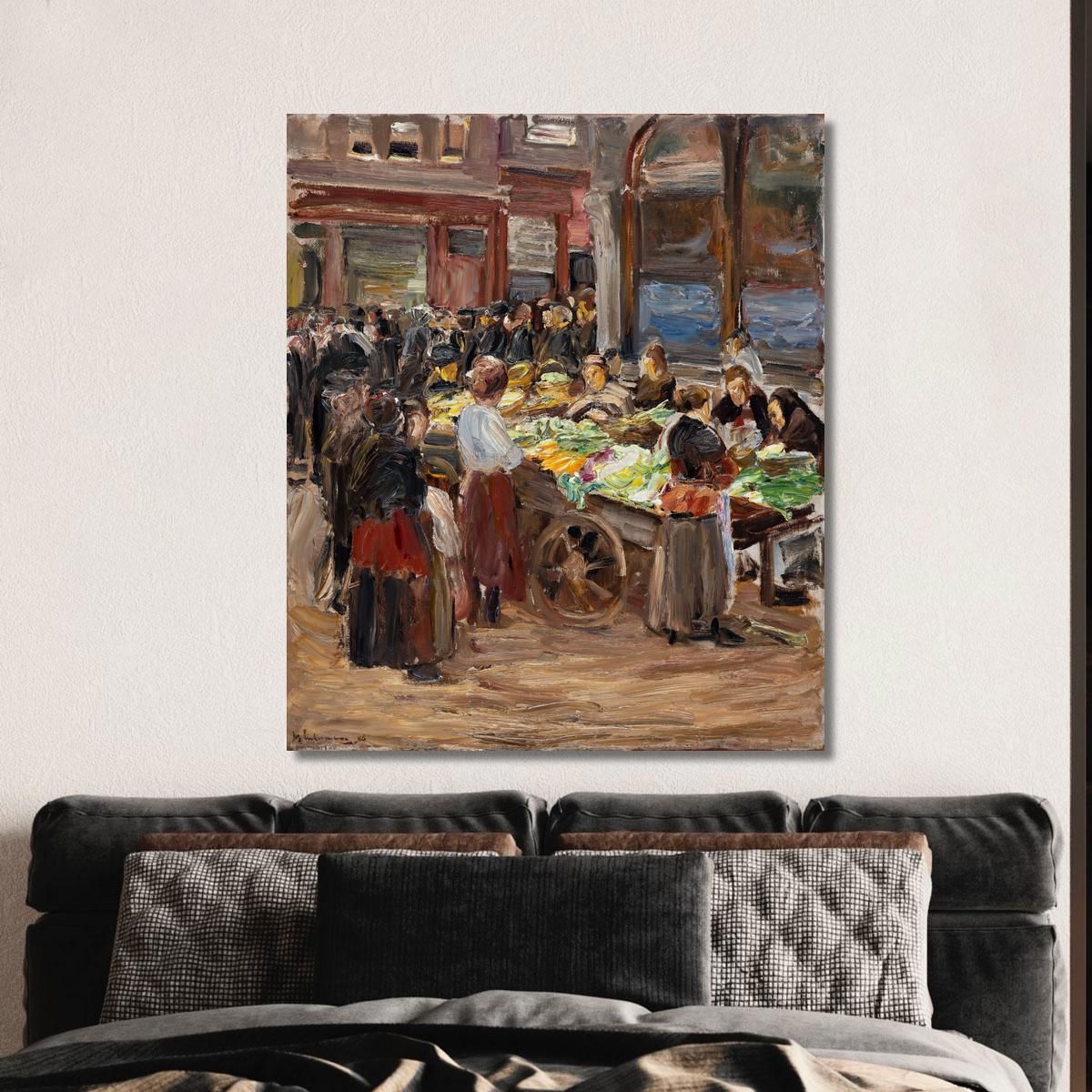 Jewish Street In Amsterdam Max Liebermann mlb43 canvas print 