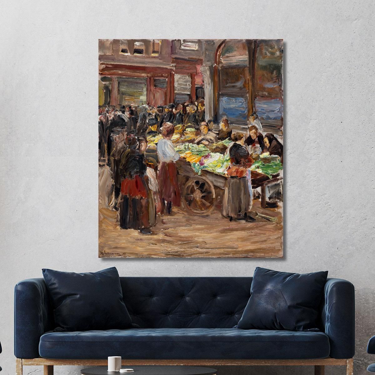 Jewish Street In Amsterdam Max Liebermann mlb43 canvas print 