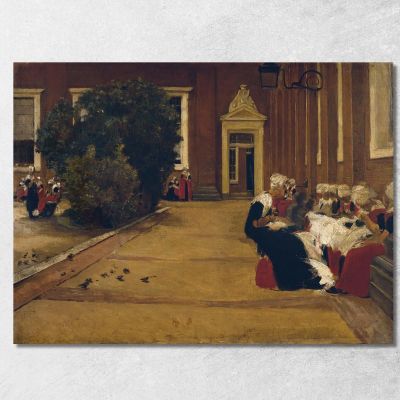 Orphan Girls In Amsterdam Max Liebermann mlb56 canvas print 