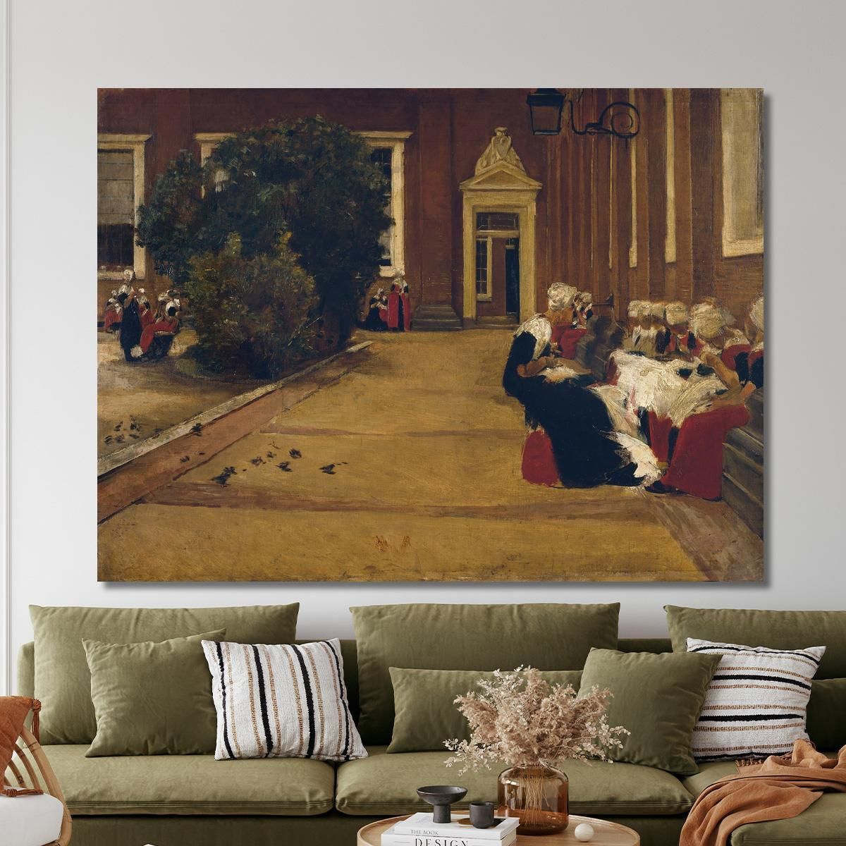 Orphan Girls In Amsterdam Max Liebermann mlb56 canvas print 